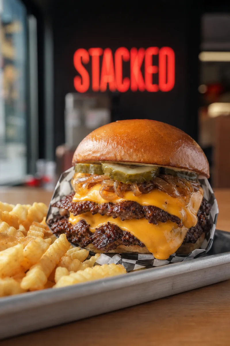 Stacked — sample burger joint post